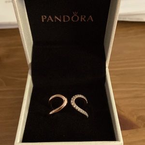 Pandora Wrapped Open Infinity Ring